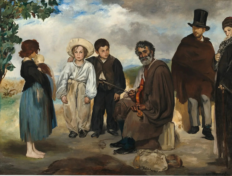 Vanha muusikko - Édouard Manet