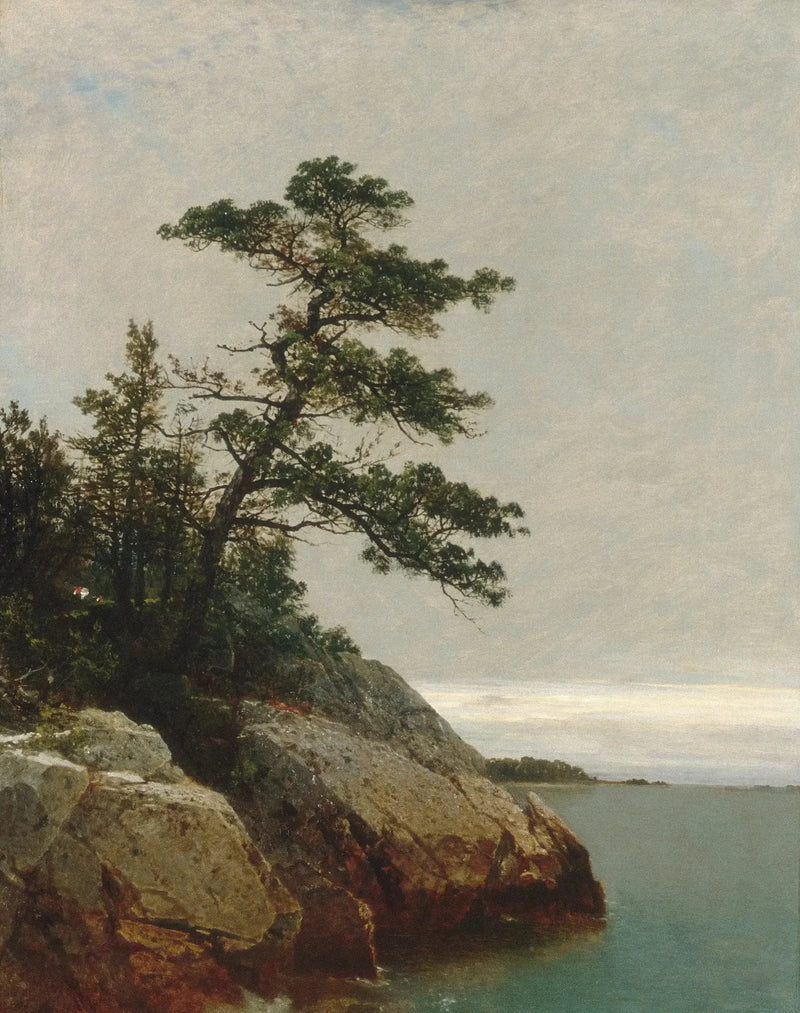 Vanha mänty, Darien, Connecticut - John Frederick Kensett