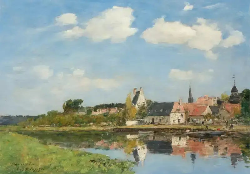 Touquesin vanha satama - Eugène Boudin