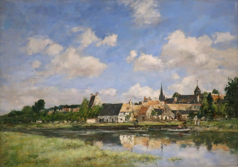 Touquesin vanha satama - Eugène Boudin