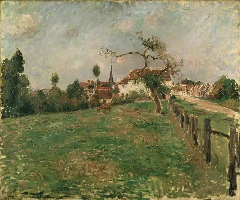 Éragny kylä - Camille Pissarro