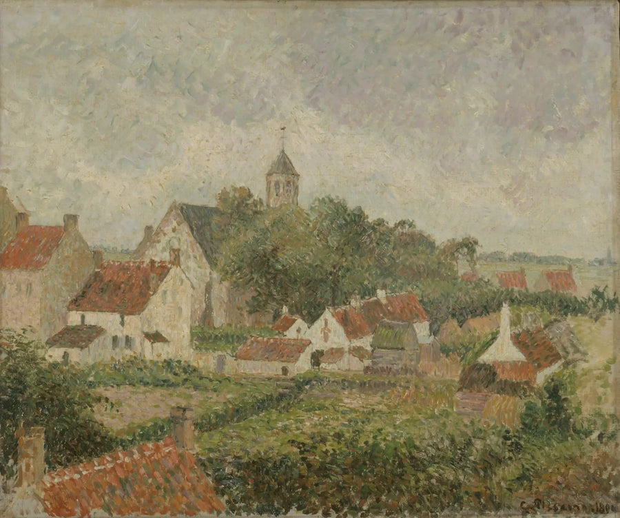 Knocken kylä - Camille Pissarro