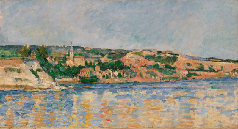 L'Estaquen kylä mereltä nähtynä - Paul Cézanne