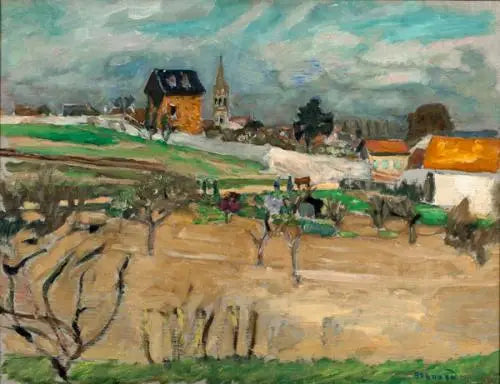 Kylä maaseudulta - Pierre Bonnard