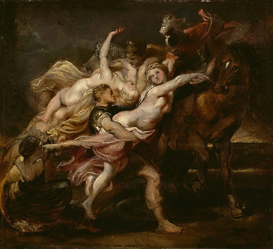 Levkipposin tyttöjen raiskaus - Peter Paul Rubens