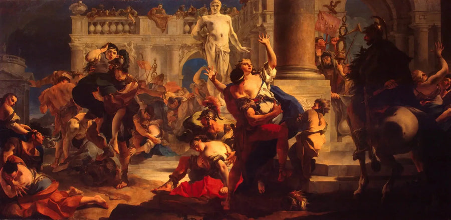 Sabinien raiskaus - Giovanni Battista Tiepolo