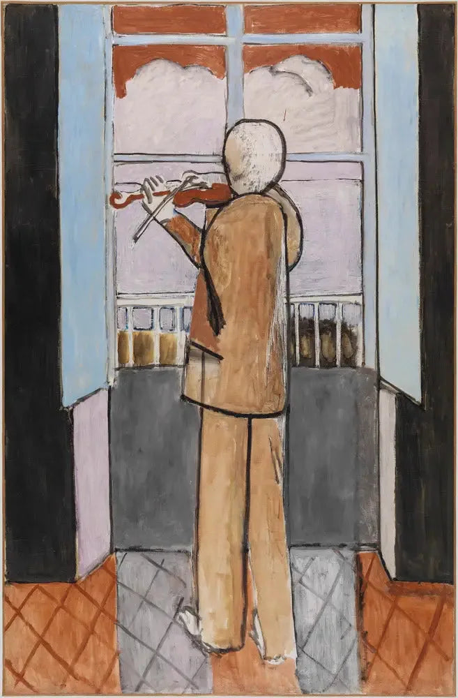 Viulunsoittaja ikkunassa - Henri Matisse