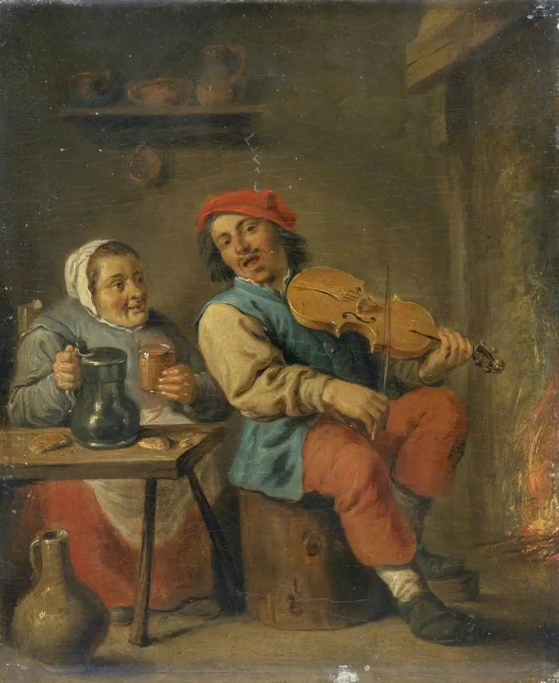 Viulisti - David Teniers nuorempi
