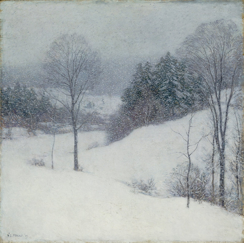 Valkoinen huntu - Willard Metcalf