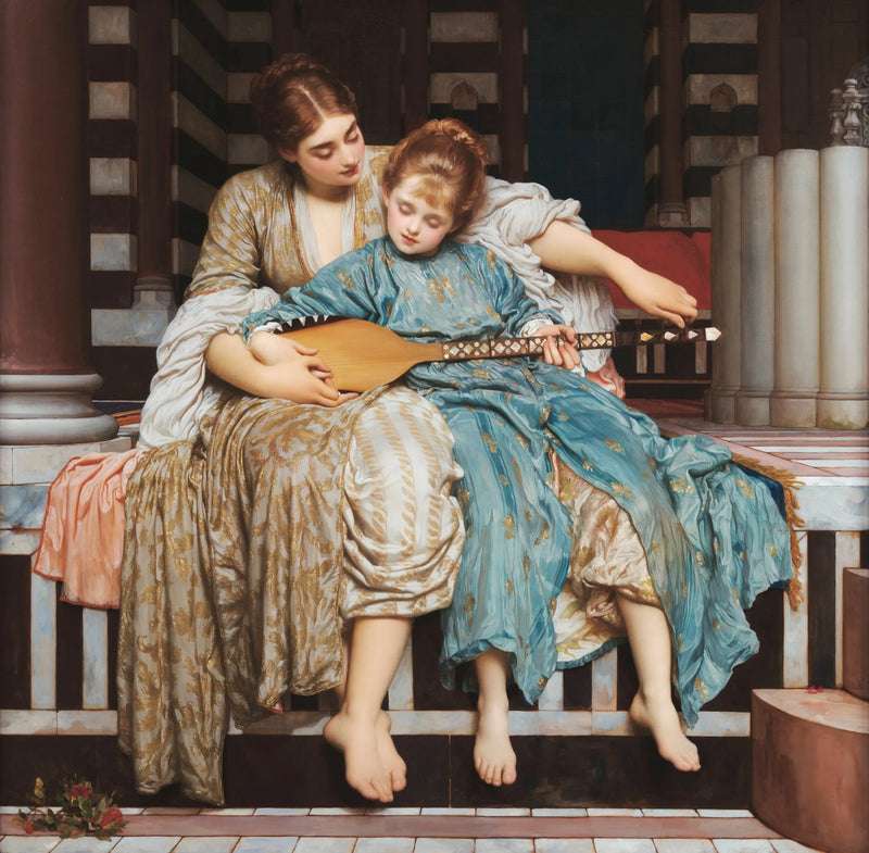 Musiikkitunti - Frederic Leighton