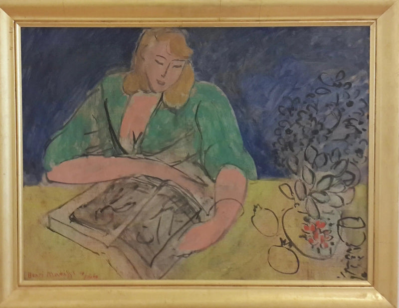 Keltapöydän ääressä - Henri Matisse