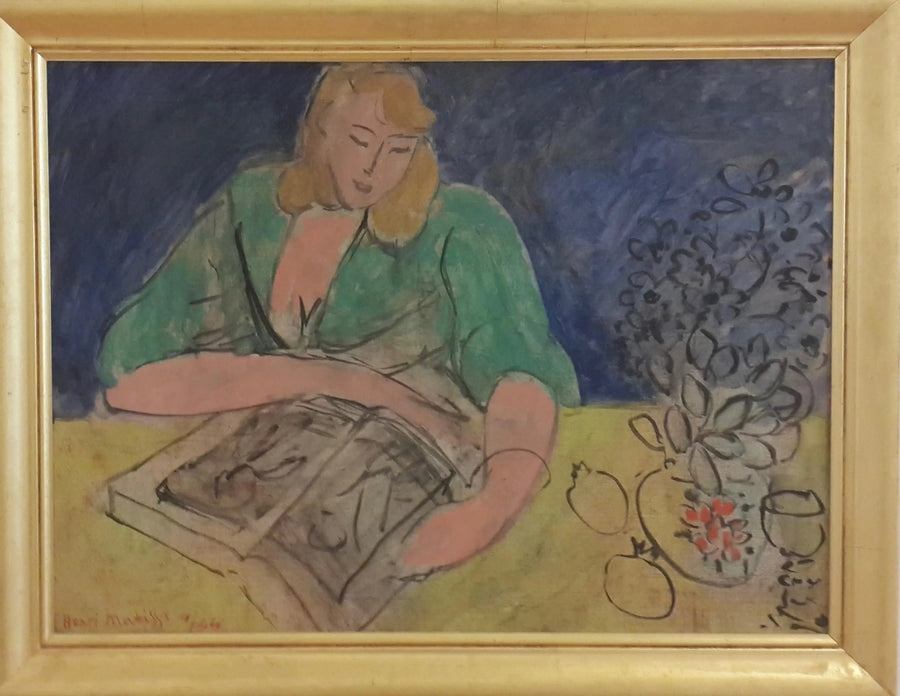 Keltapöydän ääressä - Henri Matisse
