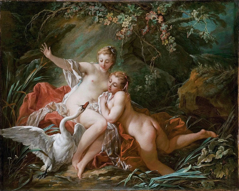 Léda ja Joutsen - François Boucher
