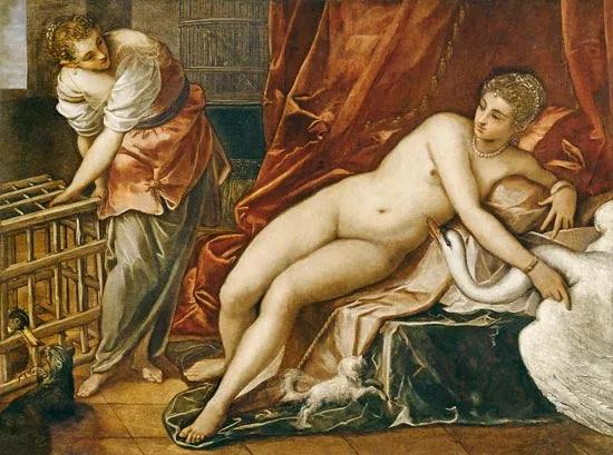 Léda ja Joutsen - Jacopo Tintoretto