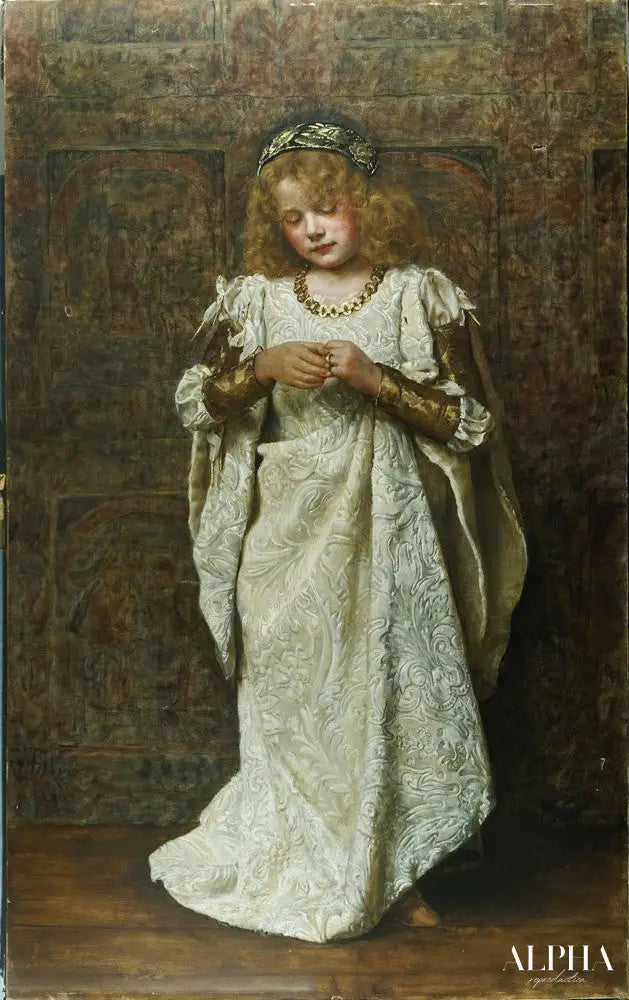 L'enfant marié, 1883 de John Collier - Reproductions de tableaux et peintures haut de gamme