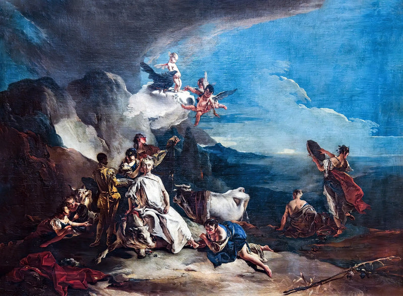 Euroopan Vangitseminen - Giovanni Battista Tiepolo