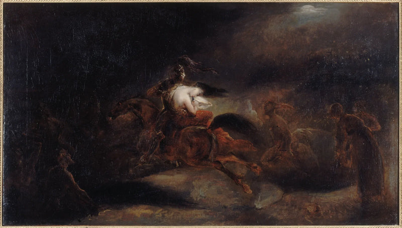 Lénore, kuolleet menevät nopeasti - Ary Scheffer