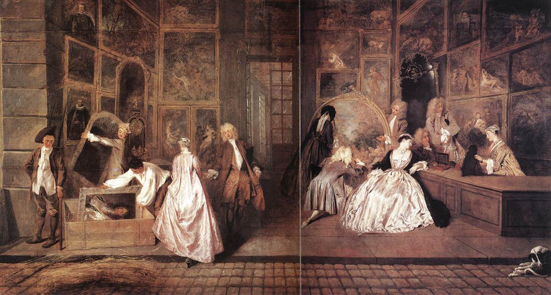 Gersaintin kyltti - Antoine Watteau
