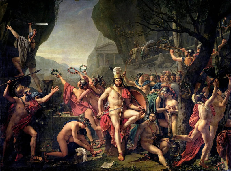 Leonidas Thermopyloilla - Jacques-Louis David