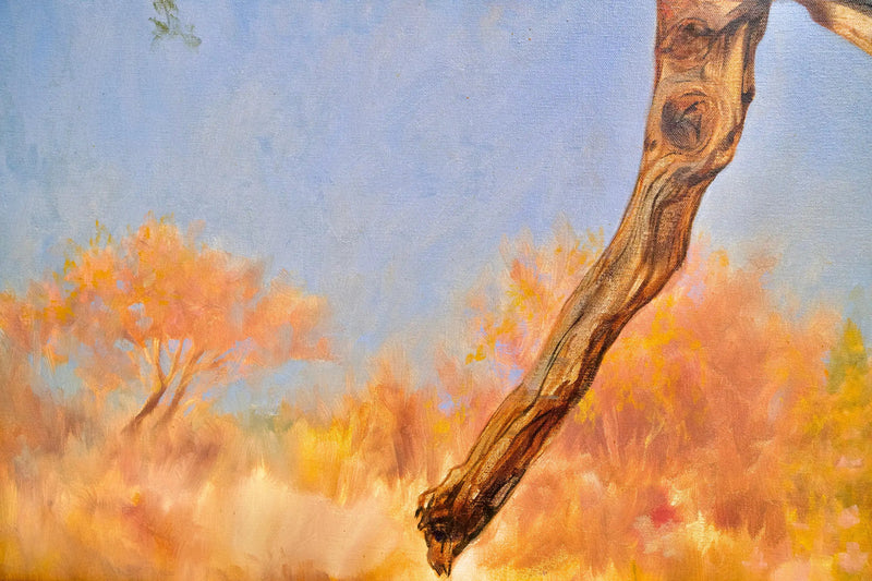 Leopardi puussa | 150 x 100 cm