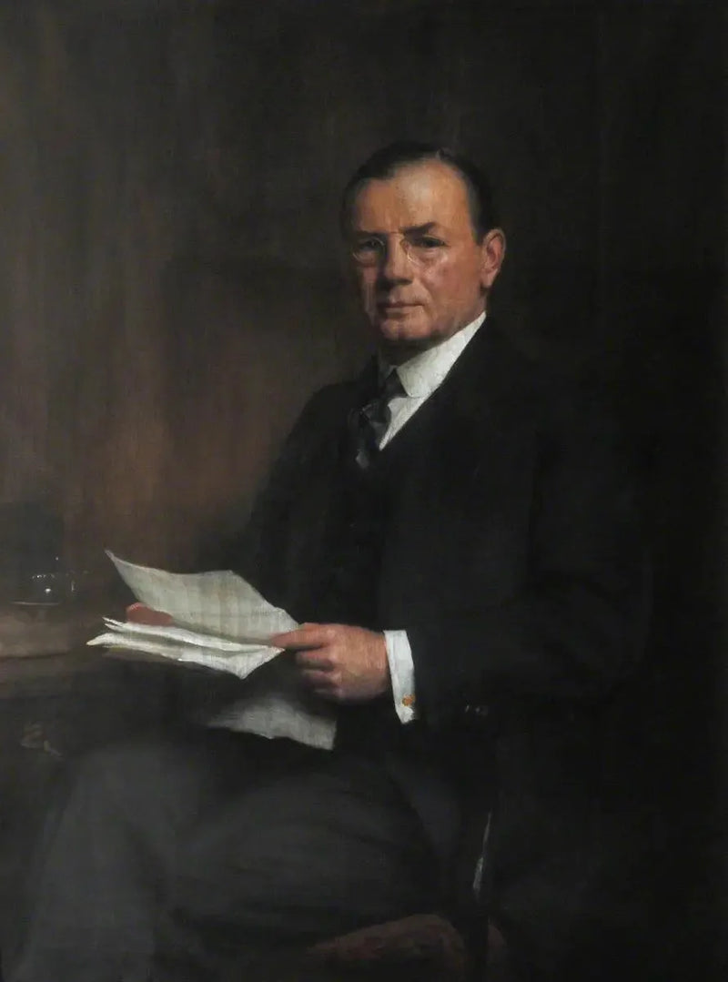 Leopold Charles Maurice Stennet Amery (1873–1955), CH, Näyttelymies (1892), Honorary Fellow (1946), Intia-asioiden valtiosihteeri (1940–1945) - Luke Fildes