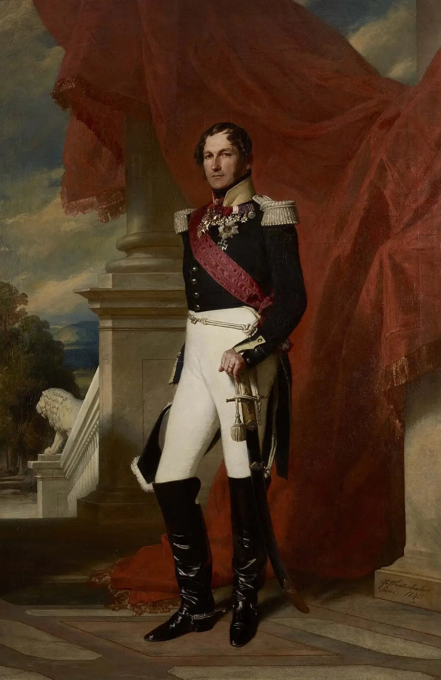 Léopold I, Belgian kuningas - Franz Xaver Winterhalter