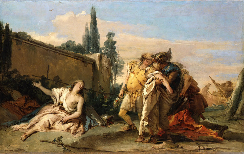 Rinaldon jäähyväiset Armidalle - Giovanni Battista Tiepolo