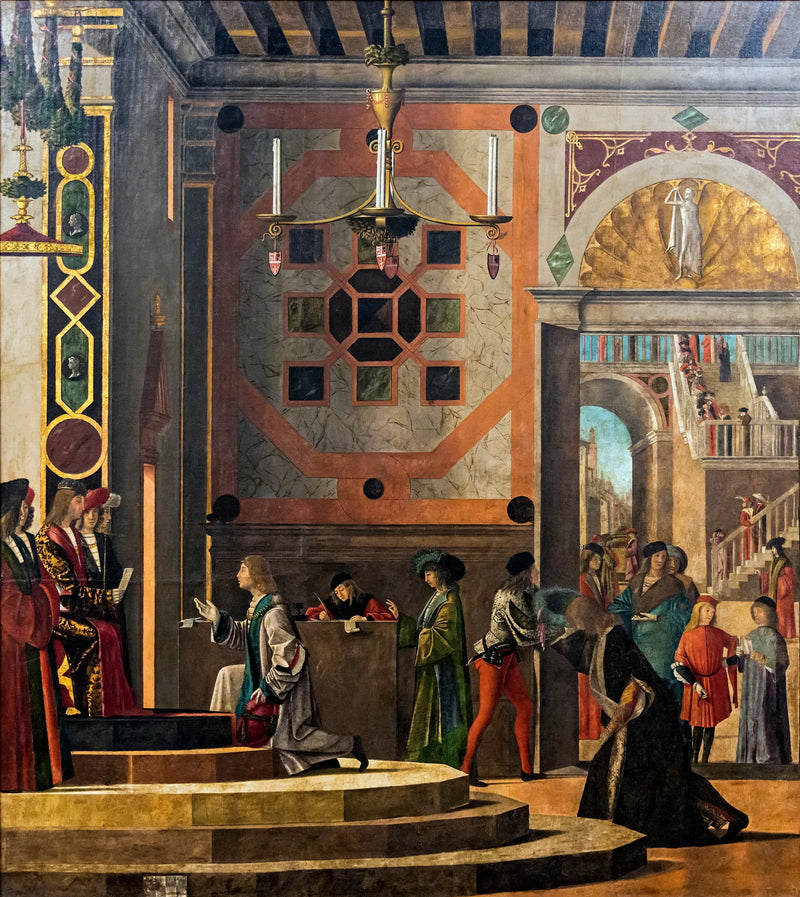 Lähtöpäivä suurlähettiläiltä - Vittore Carpaccio