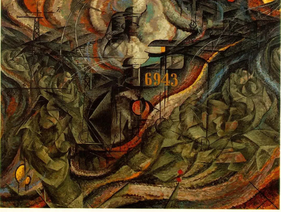 Jättöpäivä - Umberto Boccioni