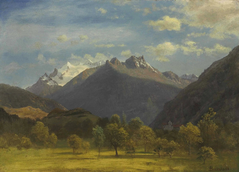 Alpit Viègeestä - Albert Bierstadt