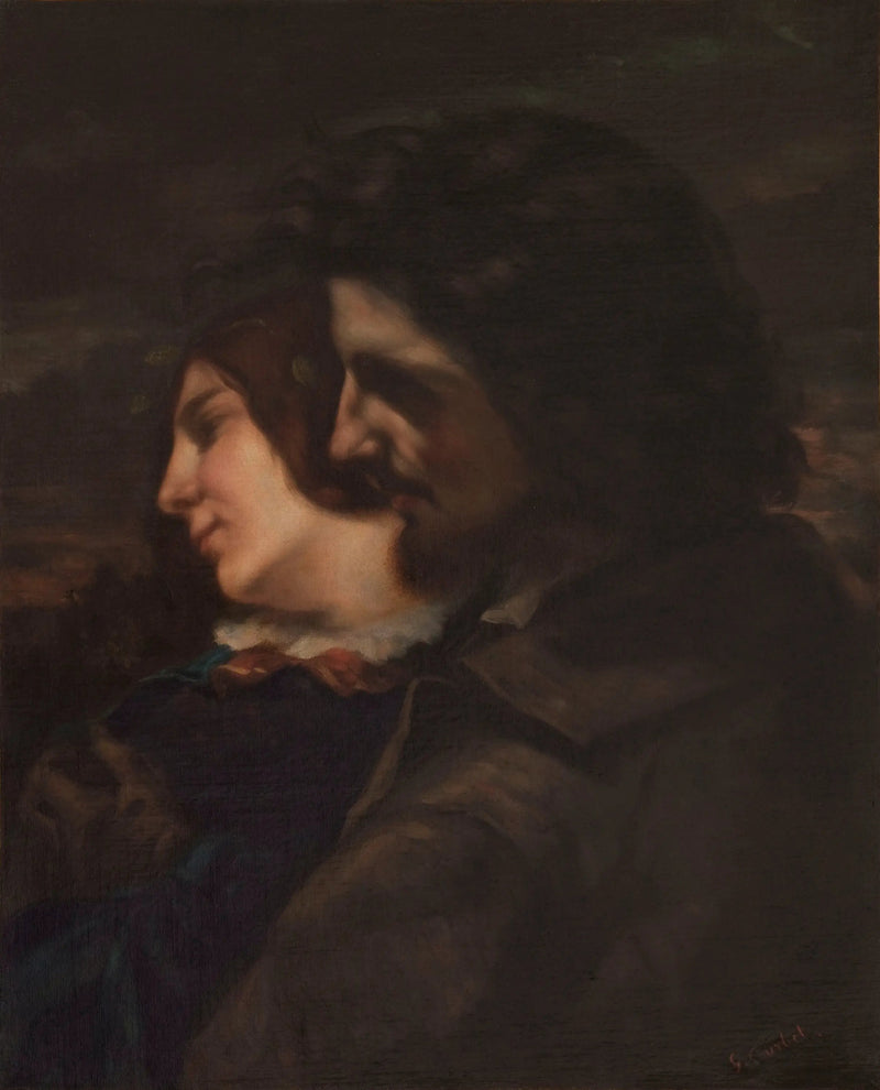 Rakastavaiset maaseudulla. Nuoruuden tunteet - Gustave Courbet