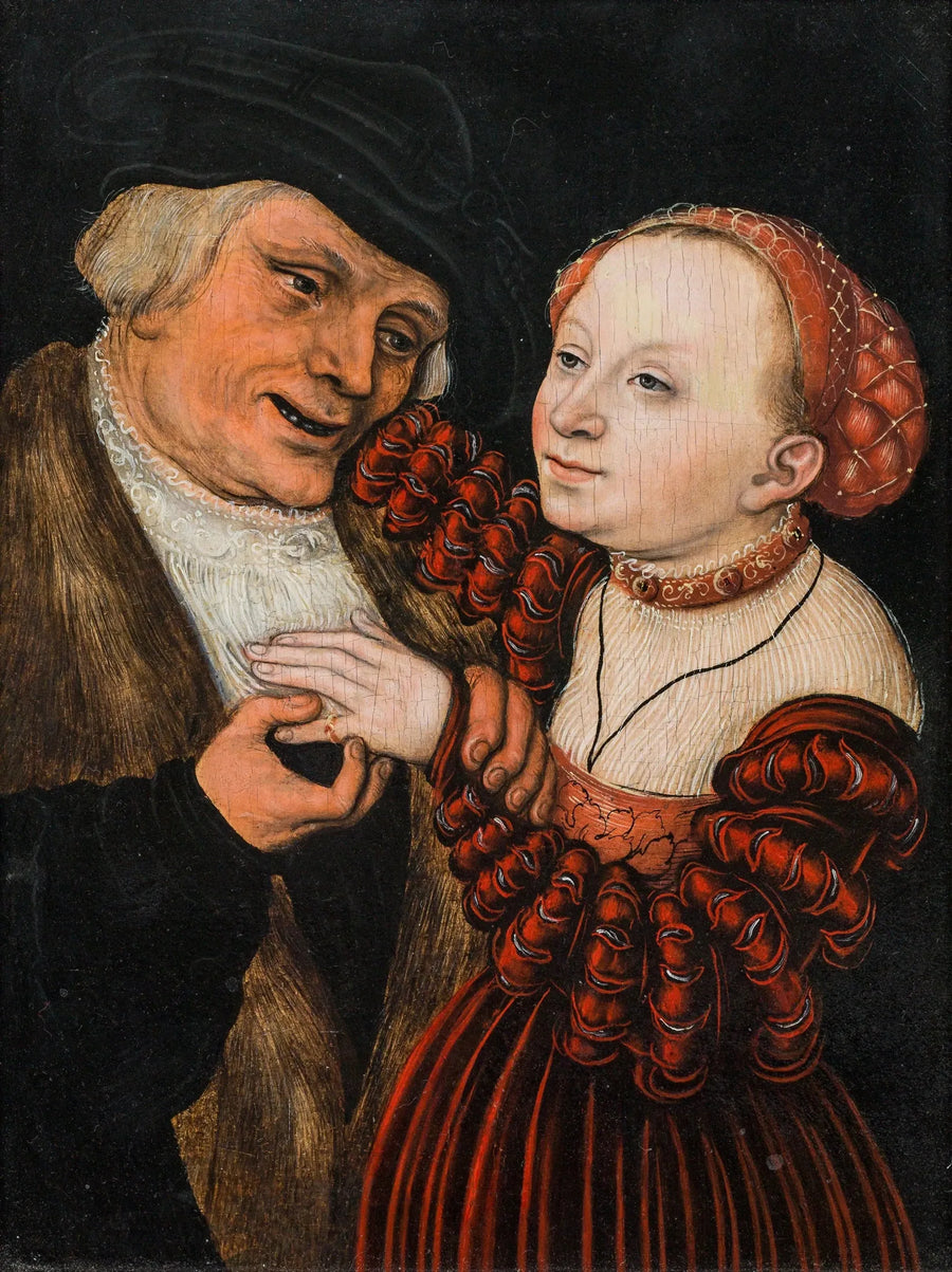 Epäsopuiset rakastavaiset - Lucas Cranach vanhempi