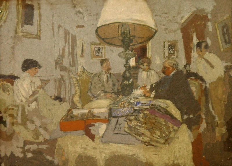 Ystävät pöydän ympärillä, Saint-Jacut - Édouard Vuillard