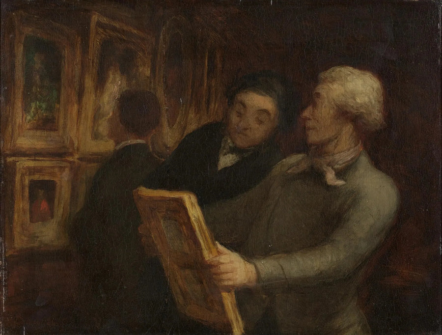 Maalaustaiteen ystävät - Honoré Daumier
