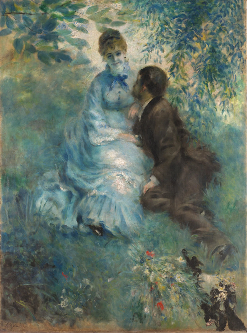 Rakastavaiset - Pierre-Auguste Renoir