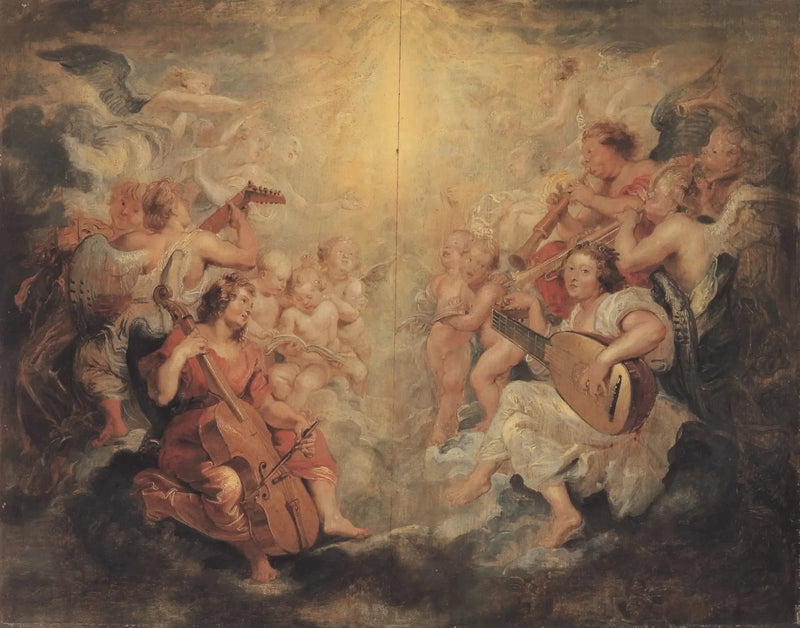 Musiikin enkelit - Peter Paul Rubens