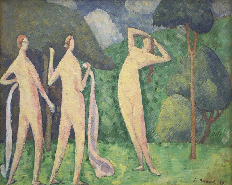 Uima-allasnaiset - Émile Bernard