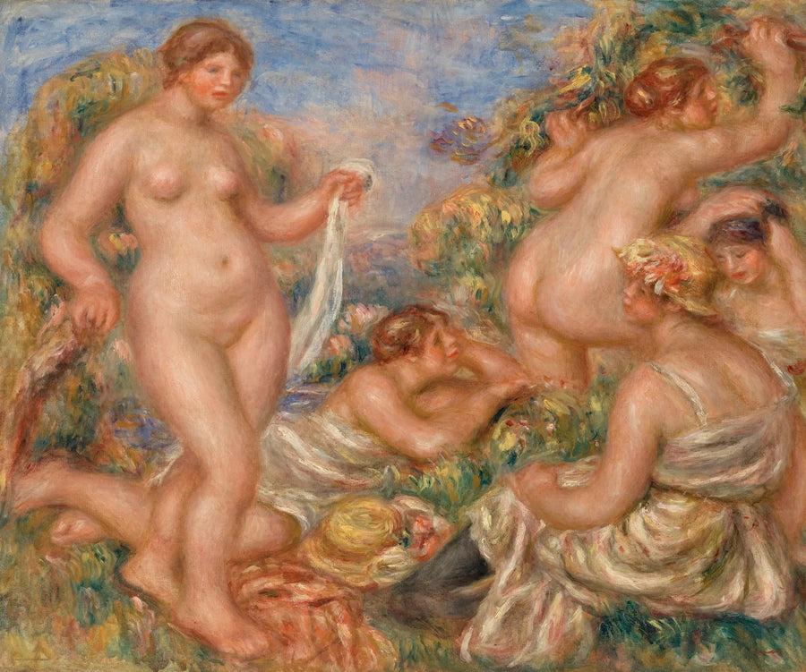 Kylpijät - Pierre-Auguste Renoir