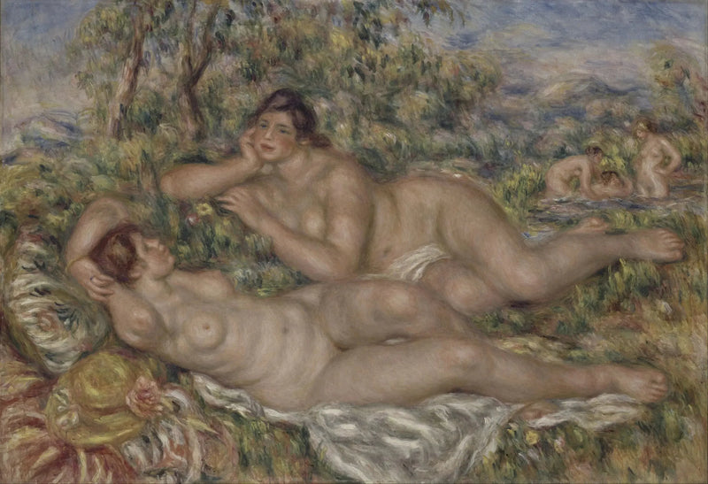 Kylpijät - Pierre-Auguste Renoir