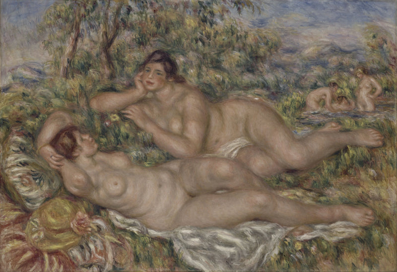 Kylpijät - Pierre-Auguste Renoir
