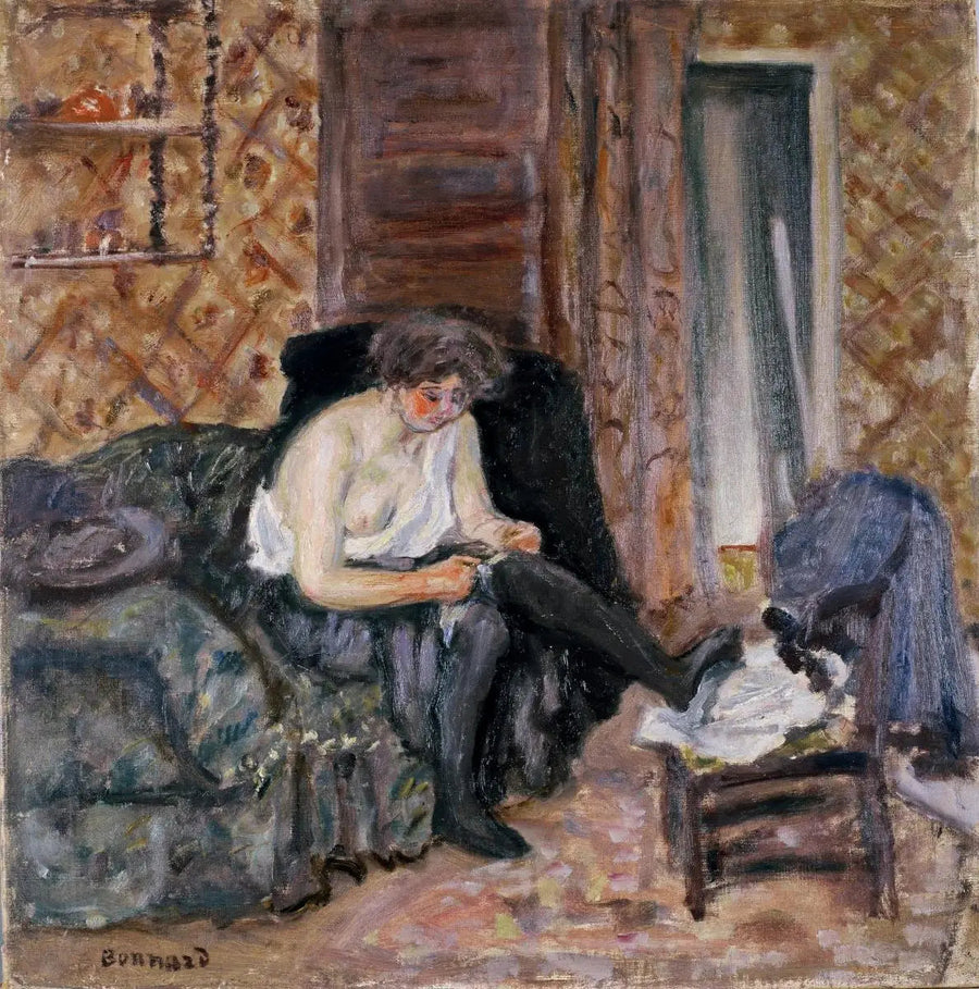 Mustat sukat - Pierre Bonnard