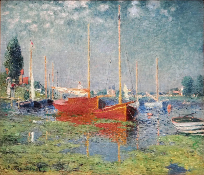 Punaiset veneet, Argenteuil - Claude Monet
