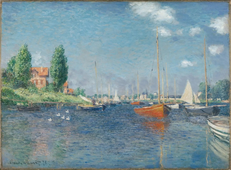 Punaiset veneet, Argenteuil - Claude Monet