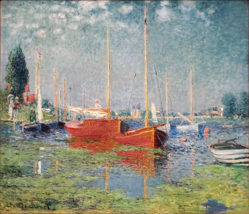 Punaiset veneet, Argenteuil - Claude Monet