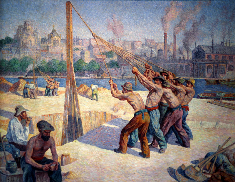 Paalutuskoneet - Maximilien Luce