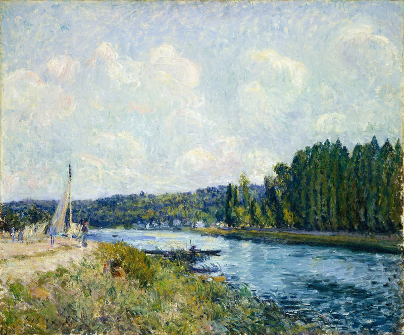 Oise-joen rannat - Alfred Sisley