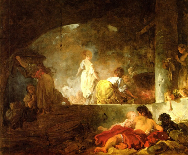 Pyykkärit - Jean-Honoré Fragonard