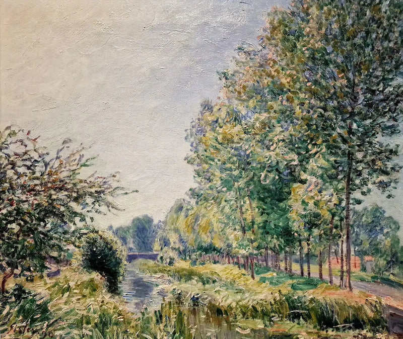 Orvannan rannat. Aamun vaikutus - Alfred Sisley