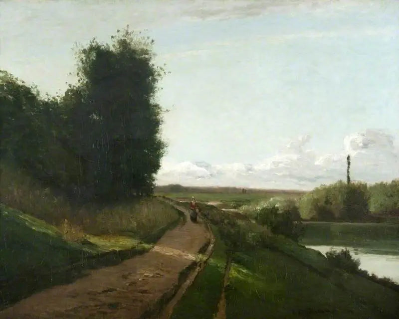 Marne-joen rannat - Camille Pissarro
