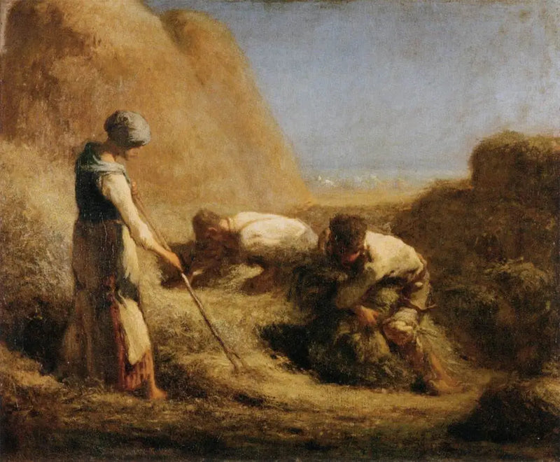Heinäpaalien sitojat - Jean-François Millet